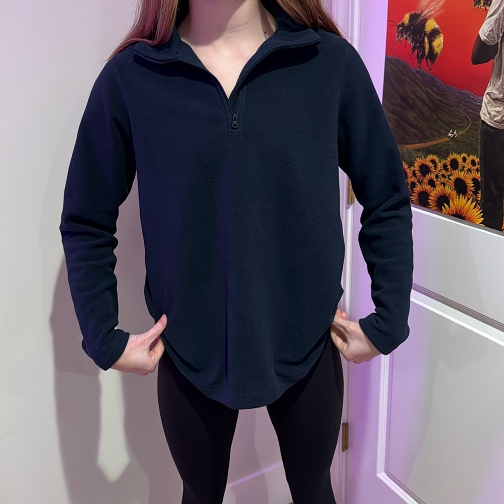 Navy Blue quarter zip